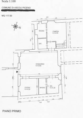 Quadrilocale in vendita, Corso Giuseppe Mazzini, Ascoli Piceno - Planimetria 1