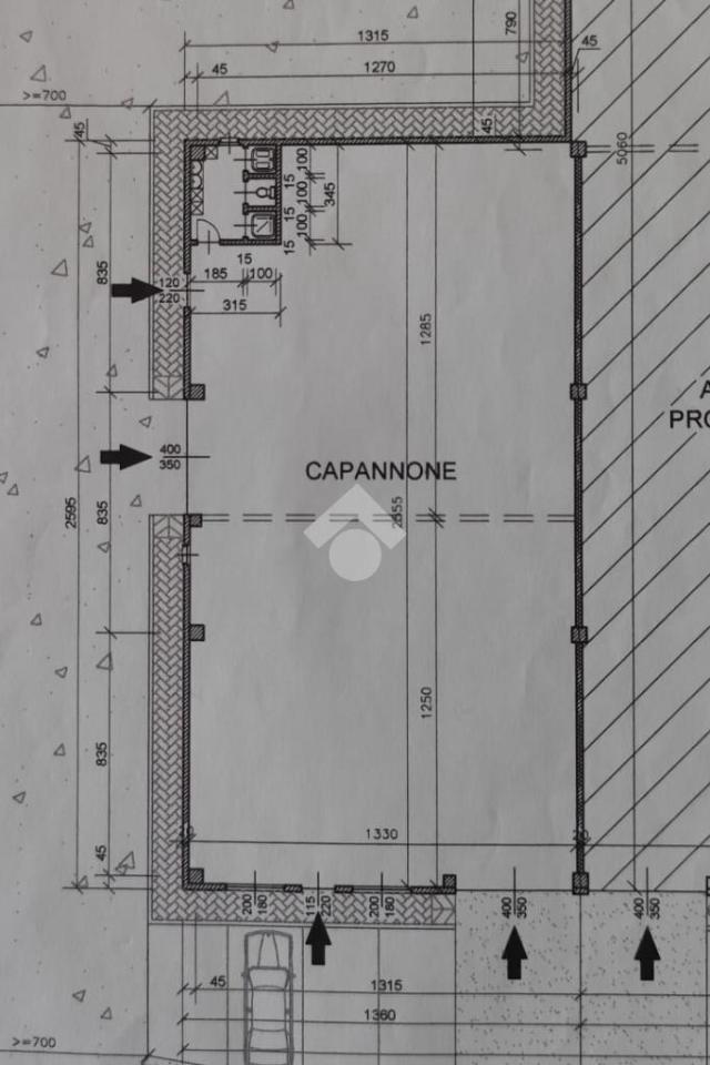 Capannone in Via Nazionale Moncenisio 25, Villar Focchiardo, {3} - Planimetria 1