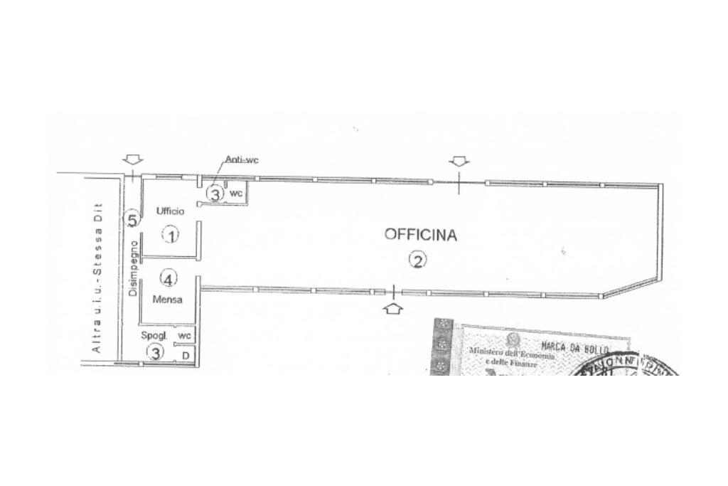 Capannone in Via Braida 2, Sangano, {3} - Planimetria 1
