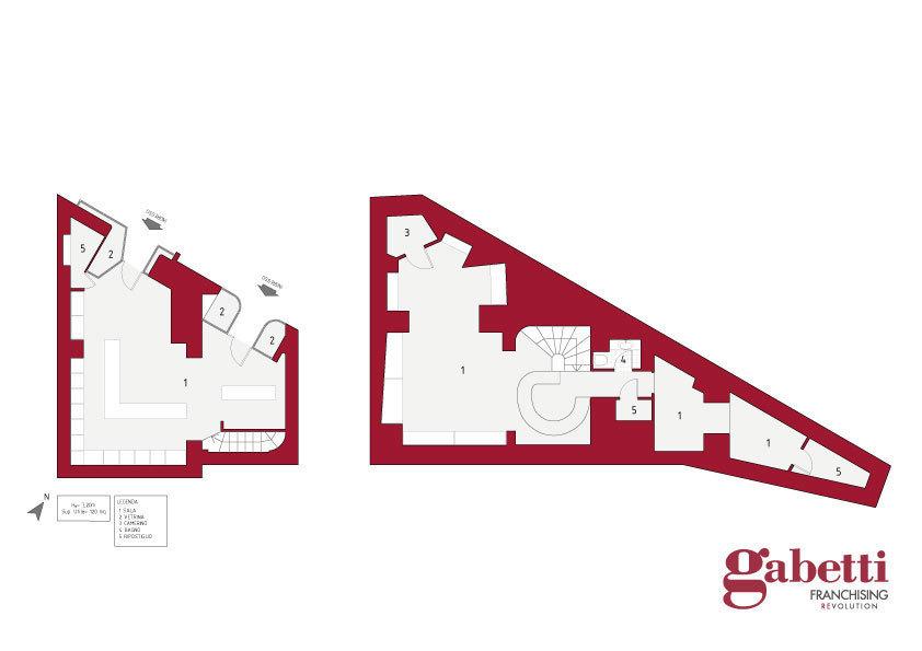 Negozio in Via Filangieri 15d\15e, Napoli, {3} - Planimetria 1