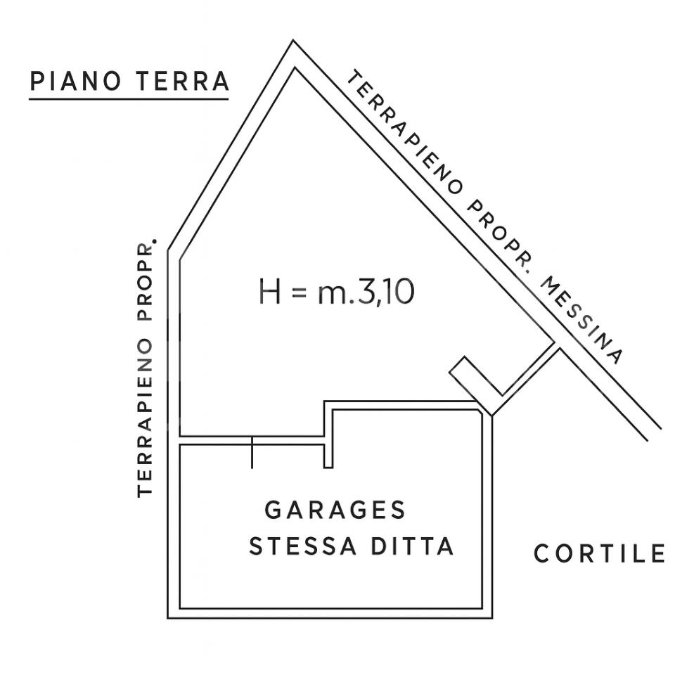 Magazzino in Via della Zagara  28, Misterbianco, {3} - Planimetria 1
