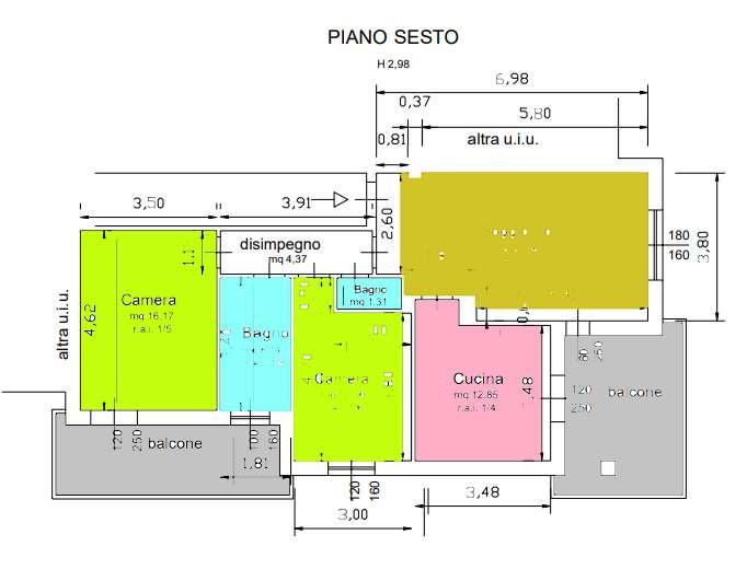 Penthouse in {3}, Via Ucelli Du Nemi 1 - Planimetry 1