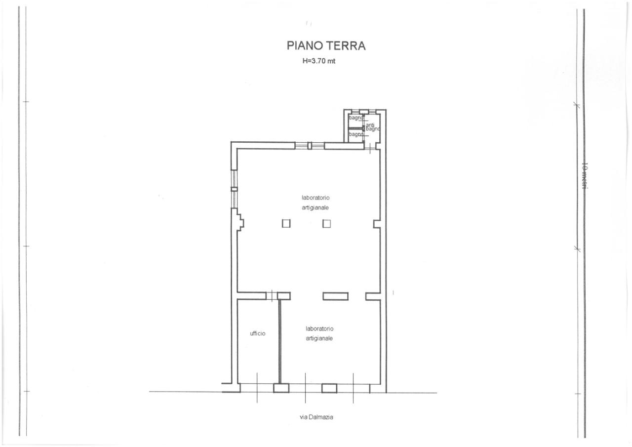 Negozio in Via Dalmazia  133, Bari, {3} - Planimetria 1
