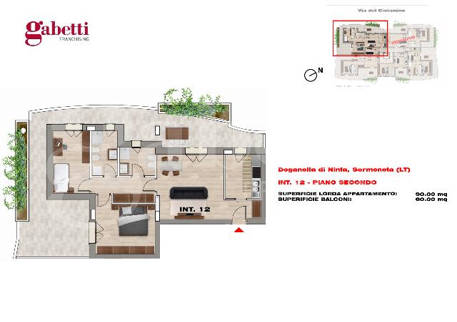 3-room flat in Via Le Pastine Snc, Sermoneta - Photo 1