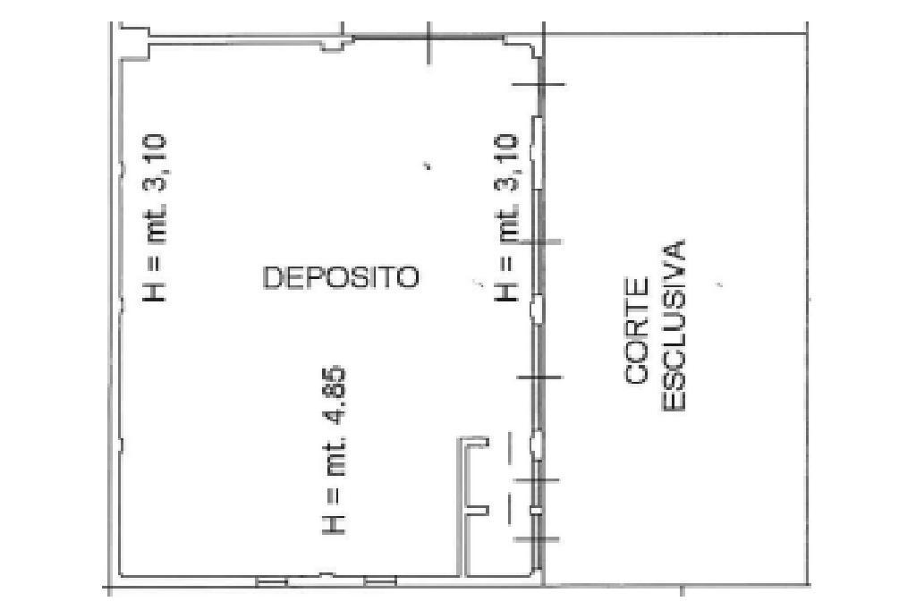 Magazzino in Via Tripoli 13, Pavone Canavese, {3} - Planimetria 1