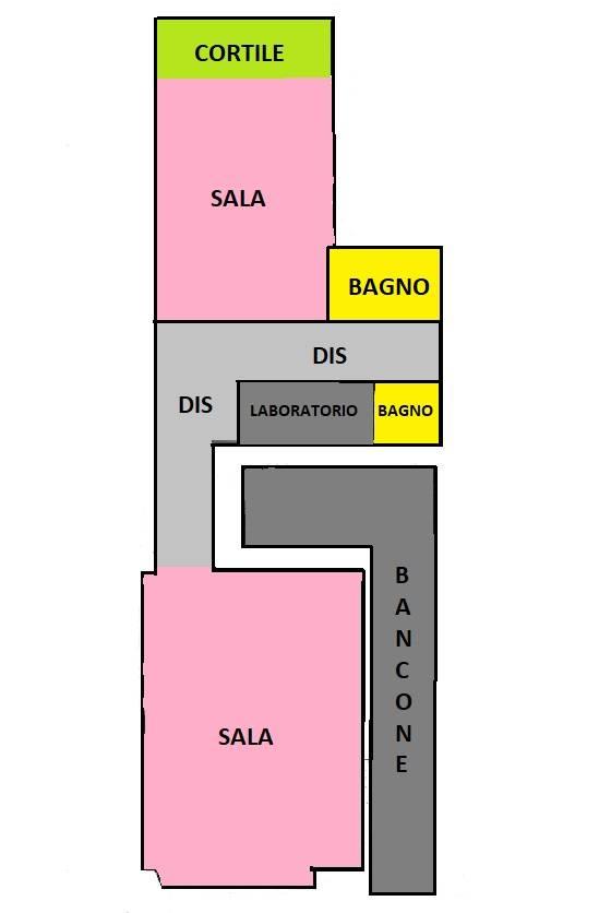 Esercizio commerciale in Corso Vittorio Emanuele 6, Sassari, {3} - Planimetria 1