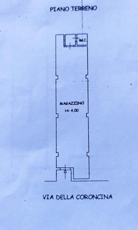 Negozio in Via della Coroncina  34a, Livorno, {3} - Planimetria 1