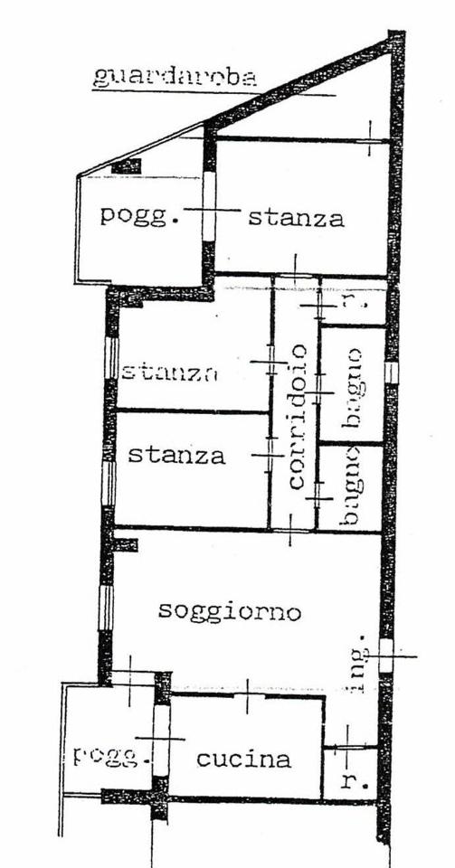 Trilocale in {3}, - Planimetria 1