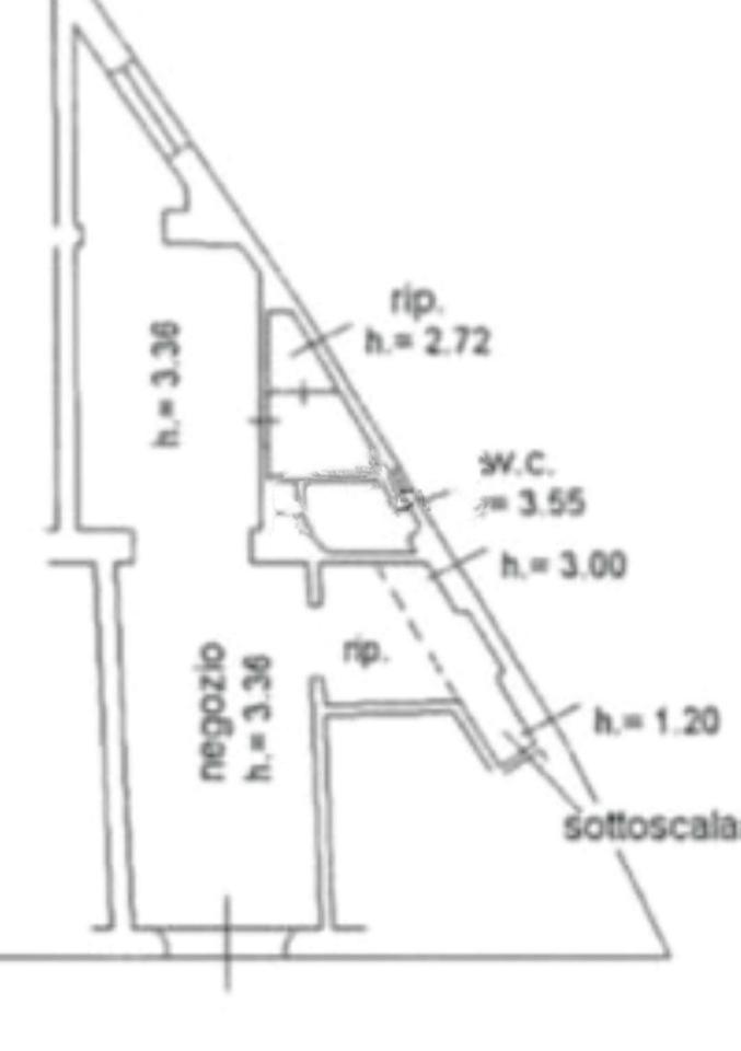 Negozio in Via De Larderel  30, Livorno, {3} - Planimetria 1