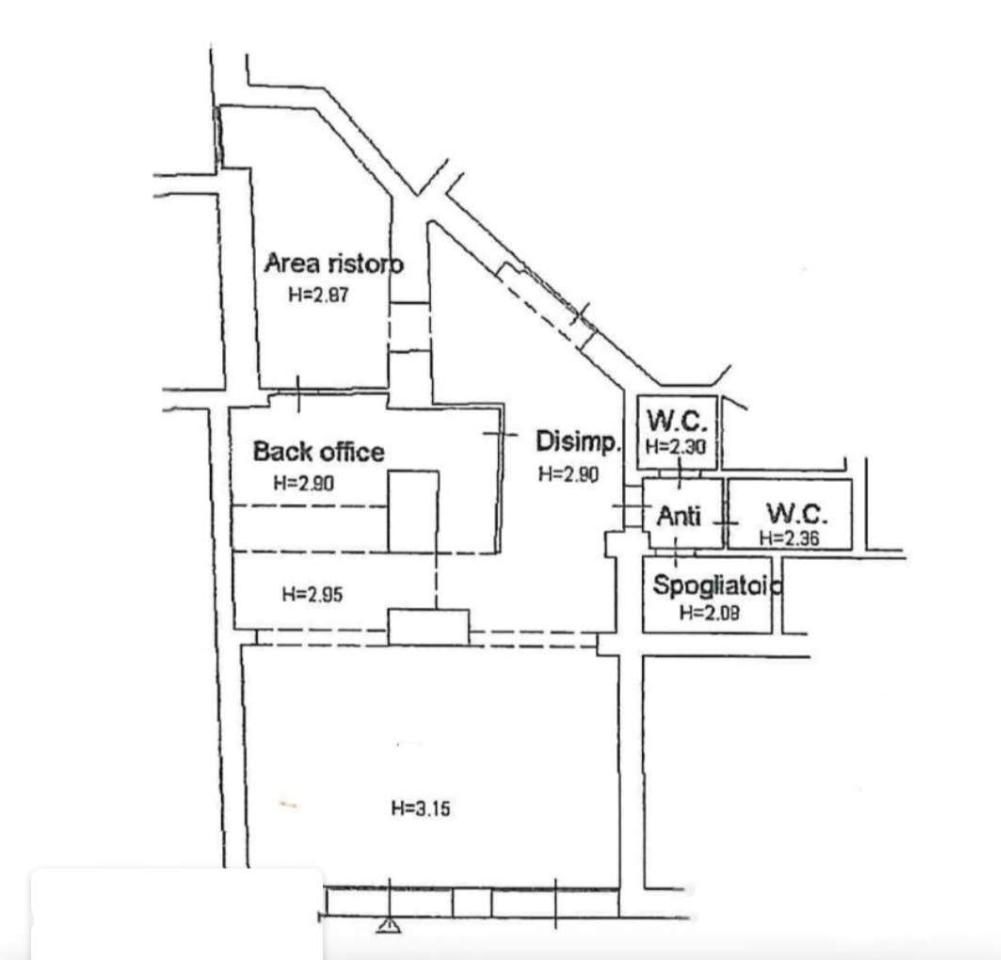 Negozio in Via Verdi  1, Livorno, {3} - Planimetria 1