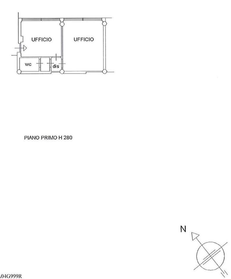 Ufficio condiviso in vendita, Via Pietro Pellegrini, Massa - Planimetria 1