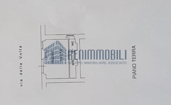 Negozio in Via della Volta 99, Brescia, {3} - Planimetria 1