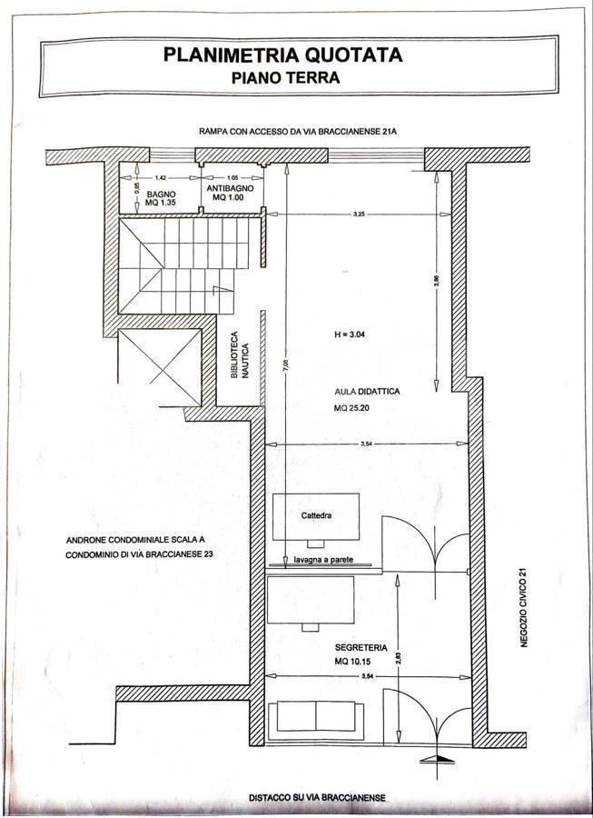 Negozio in Via Braccianense, Roma, {3} - Planimetria 1