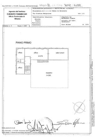 Capannone in Via Cristina Belgioioso 230, Rho, {3} - Planimetria 1
