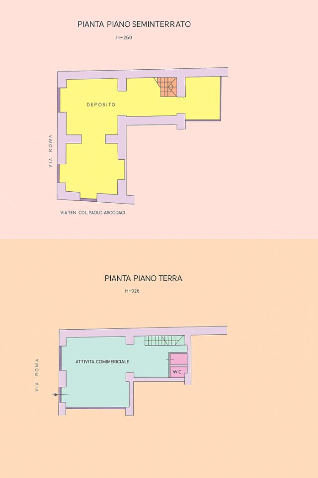 Negozio in Via Roma  43-45, Barcellona Pozzo Di Gotto, {3} - Planimetria 1