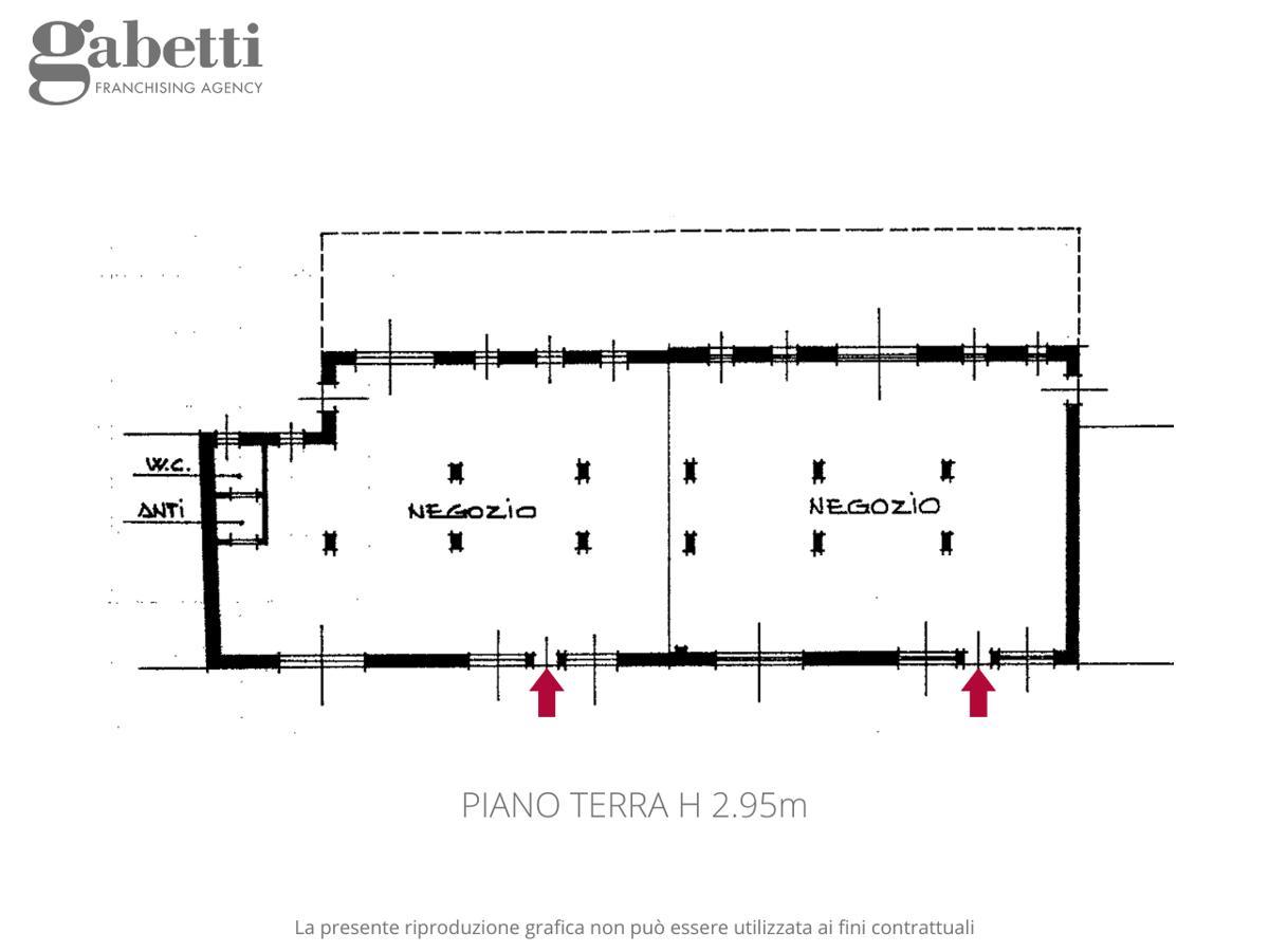 Negozio in Via Giotto di Bondone 23, Sesto Al Reghena, {3} - Planimetria 1
