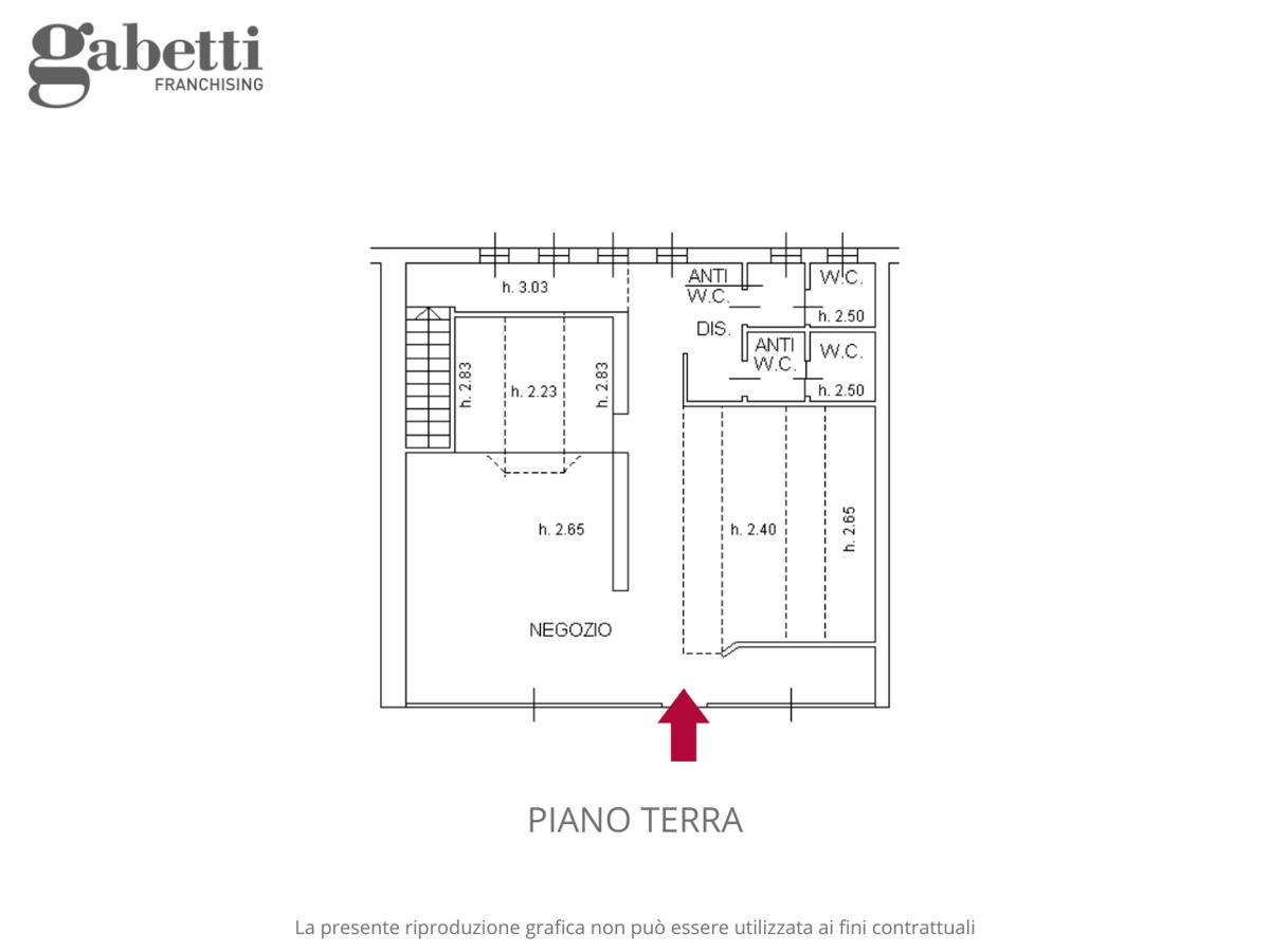 Negozio in Via Zara 1/a, Pordenone, {3} - Planimetria 1