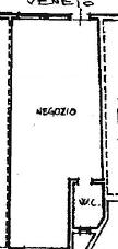 Negozio in Bottrighe Via Vittorio Veneto, Adria, {3} - Planimetria 1