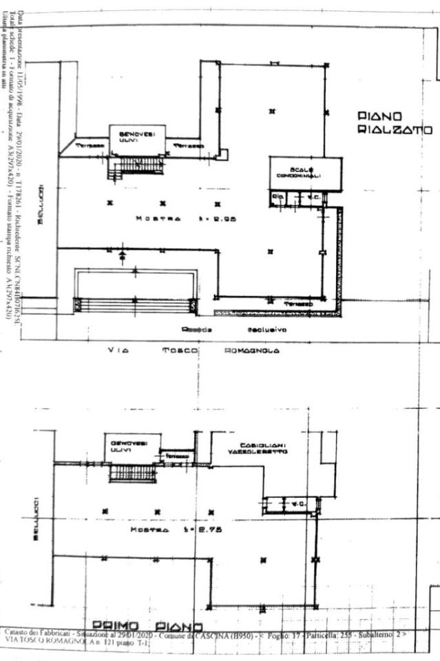 Negozio in Via Tosco Romagnola 123, Cascina, {3} - Planimetria 1
