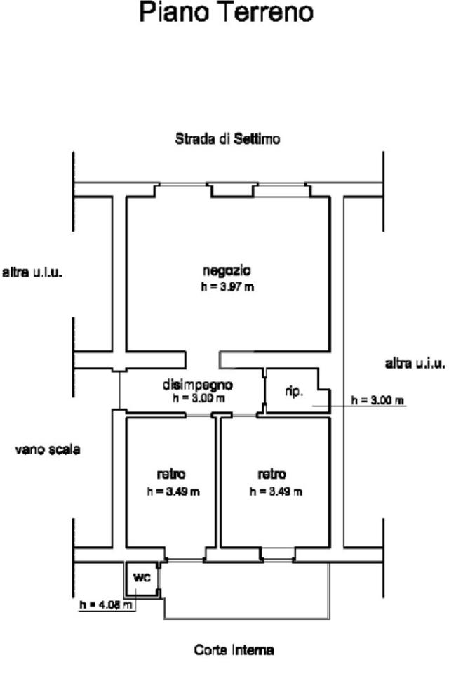 Negozio in Strada di Settimo 59, Torino, {3} - Planimetria 1