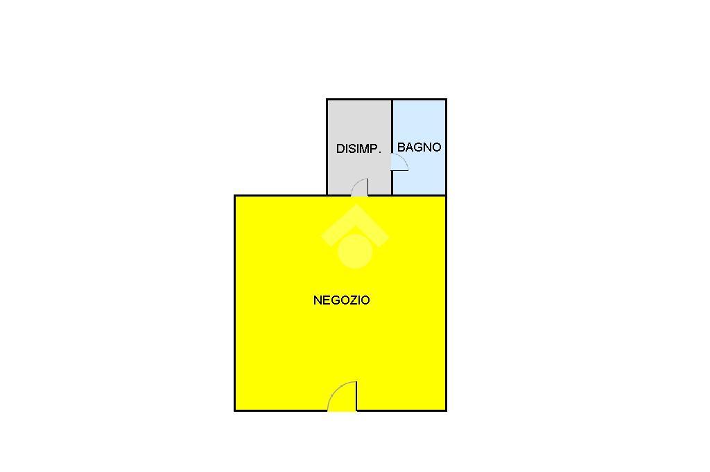 Negozio in Via Cuneo 51, Bra, {3} - Planimetria 1