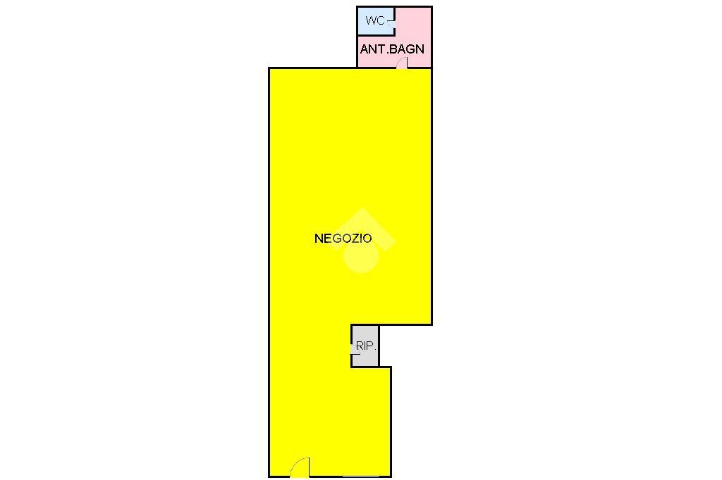 Negozio in Piazza Trento E Trieste 9, Canale, {3} - Planimetria 1