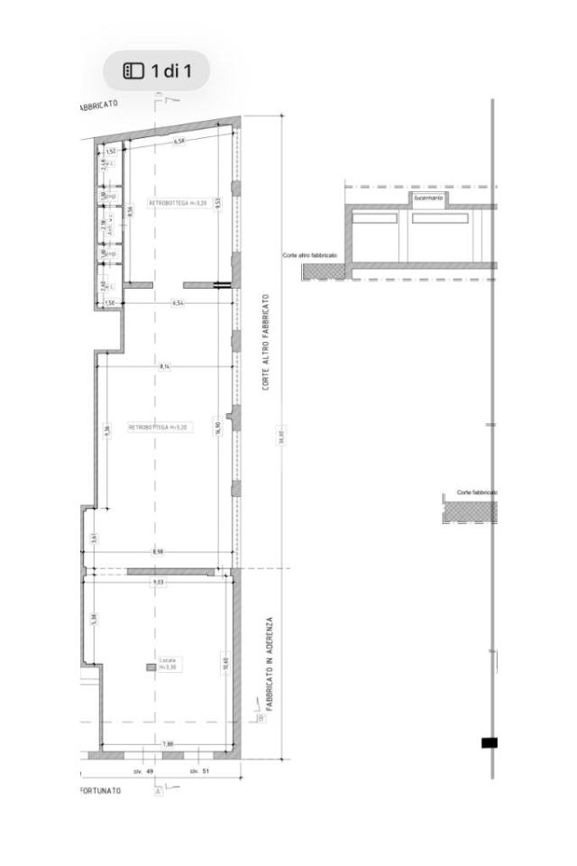 Negozio in Via Giustino Fortunato 49, Casoria, {3} - Planimetria 1