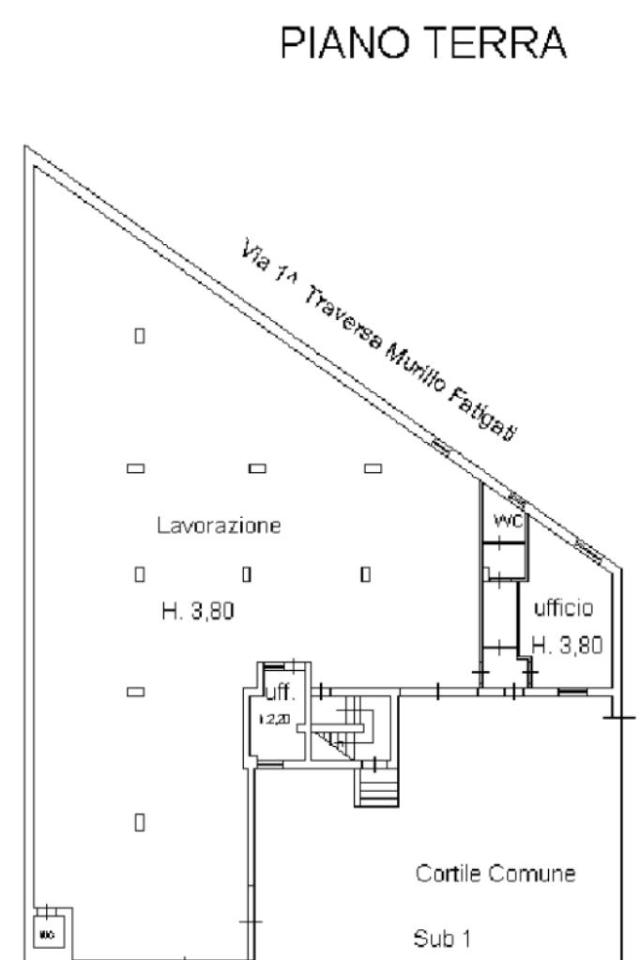 Capannone in Via Filippo Turati 7, Afragola, {3} - Planimetria 1