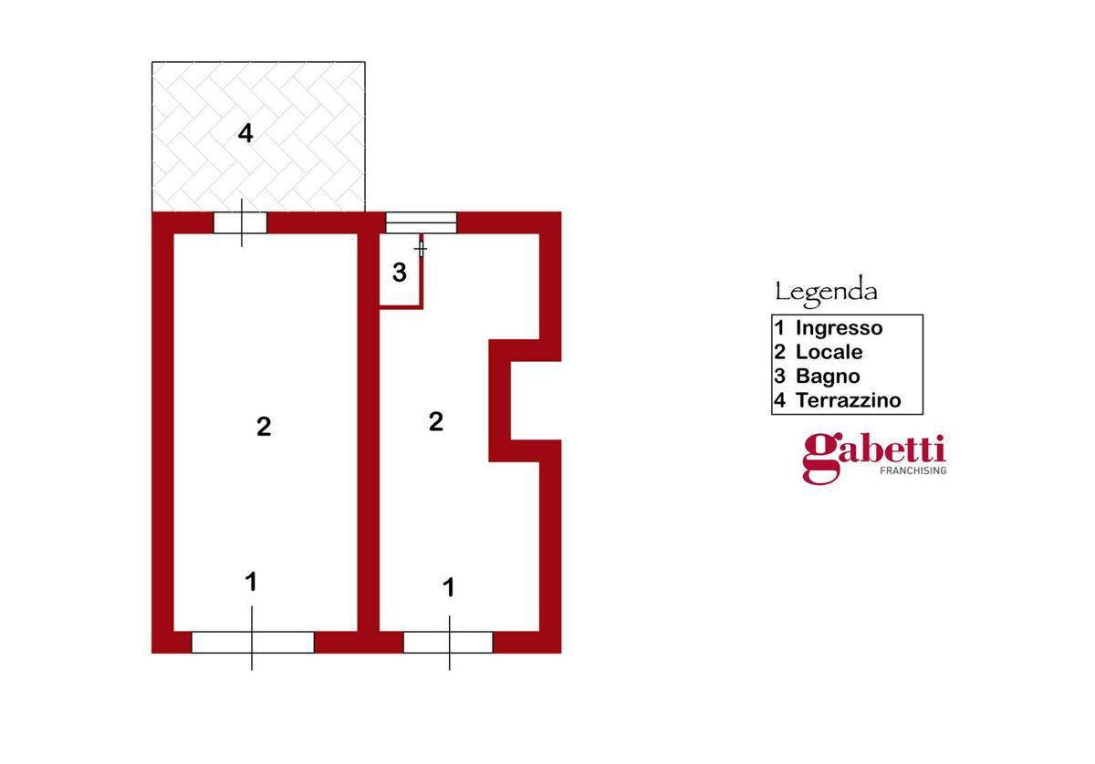 Negozio in Via Alfredo Capone, Salerno, {3} - Planimetria 1
