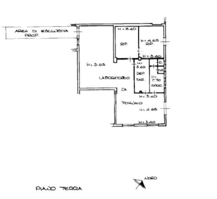 Laboratorio in Via Grande 1/1, Poviglio, {3} - Planimetria 1
