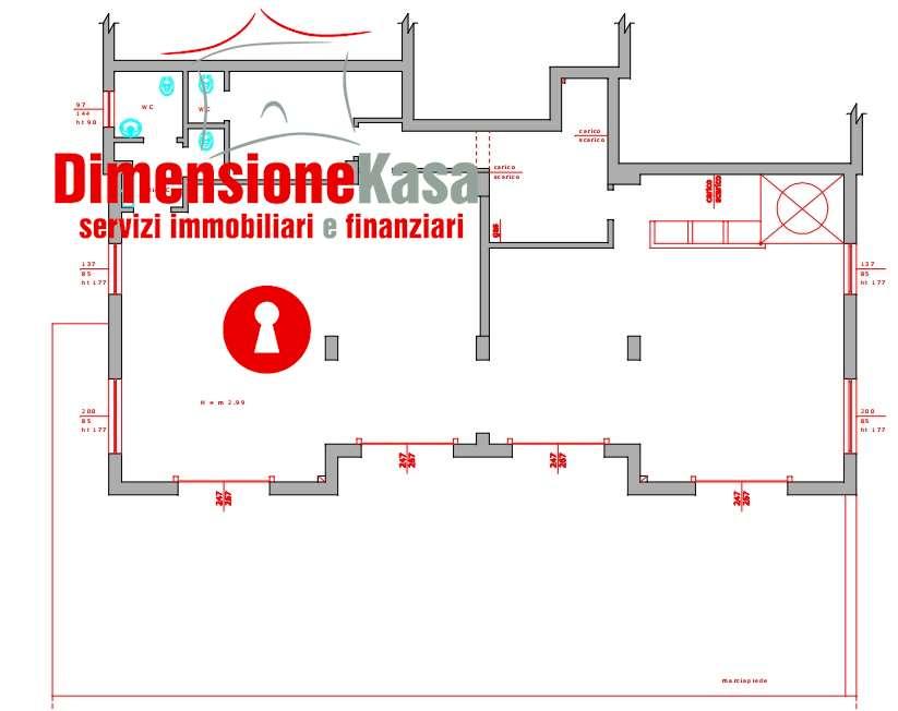 Negozio in Via Vittorio Veneto, Nola, {3} - Planimetria 1