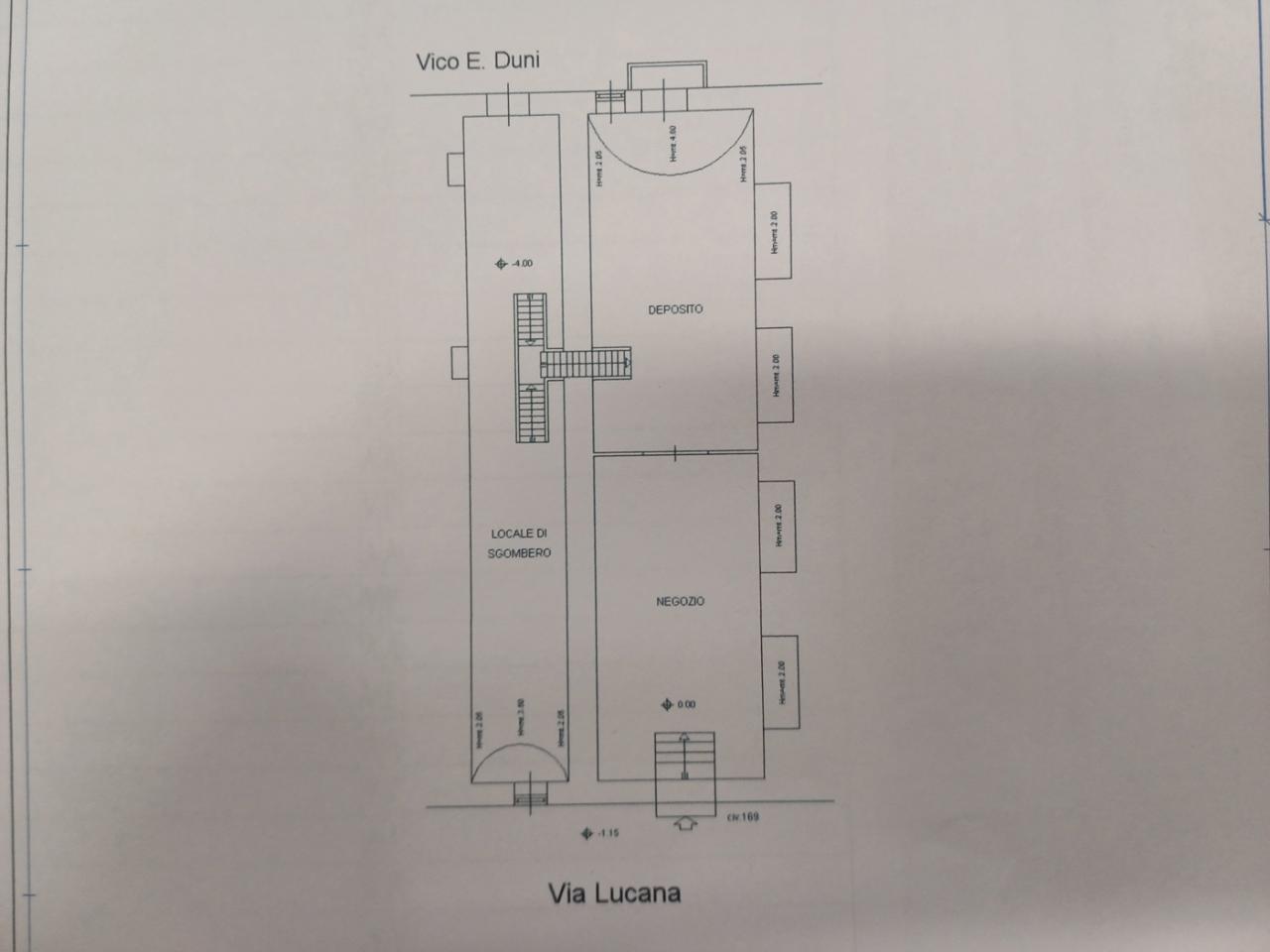 Negozio in Via Lucana 169, Matera, {3} - Planimetria 1