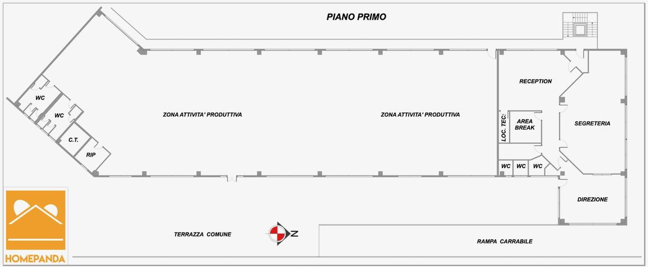 Capannone in Via Galileo Galilei 5, Assago, {3} - Planimetria 1