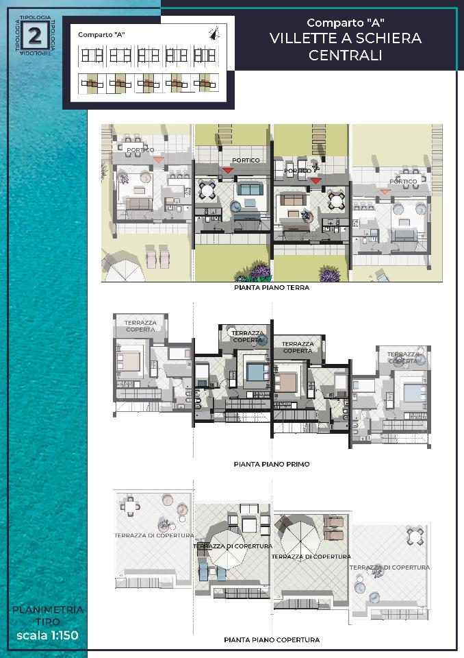 Villa a schiera in vendita, Viale Serena , Noto - Planimetria 1