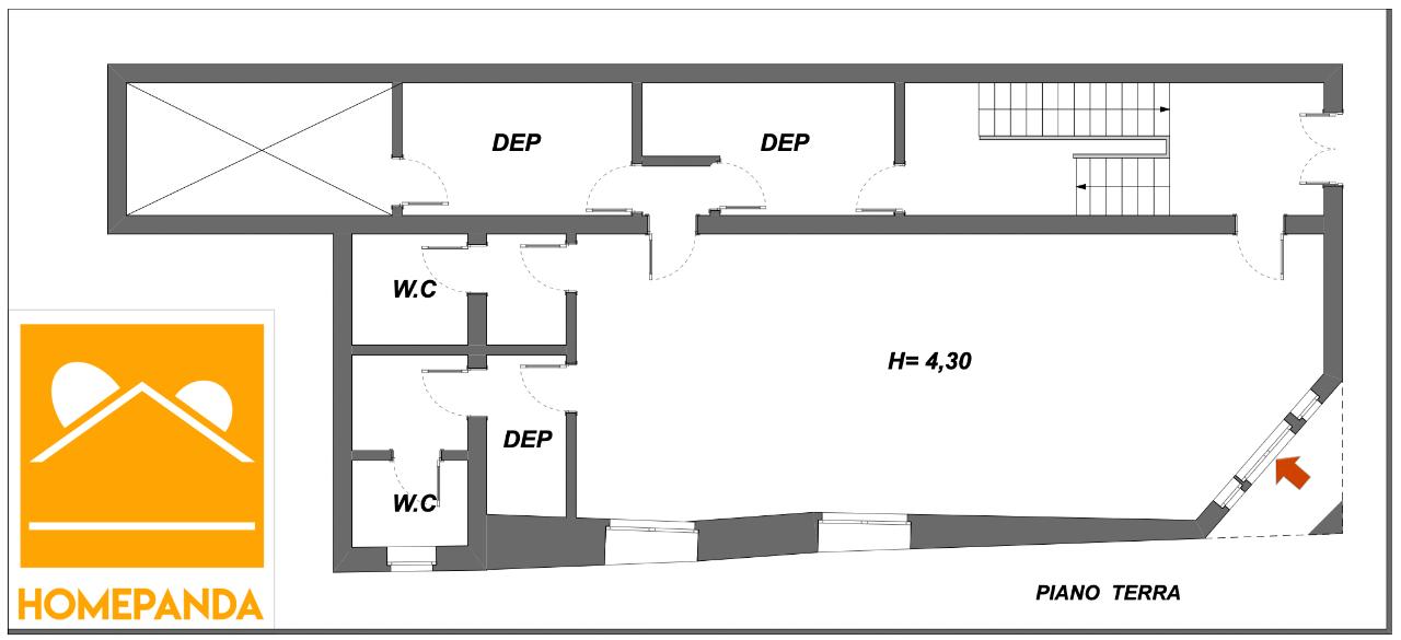 Negozio in Via Piave 26, Zollino, {3} - Planimetria 1