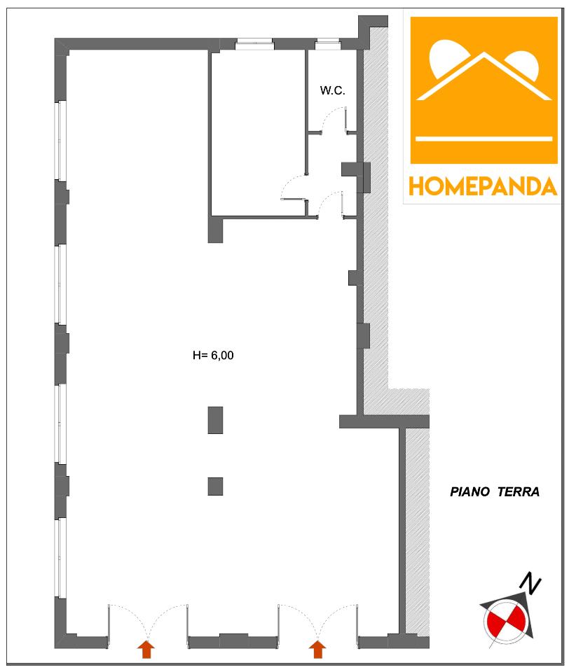 Negozio in Viale Armando Diaz 47, Siracusa, {3} - Planimetria 1