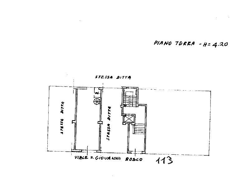 Negozio in Viale S. Giovanni Bosco 113, Brindisi, {3} - Planimetria 1