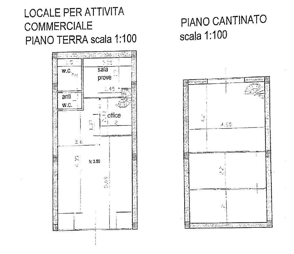 Negozio in Viale S. Giovanni Bosco 149, Brindisi, {3} - Planimetria 1