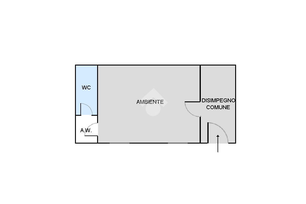 Negozio in Via Cartagine 51, Palermo, {3} - Planimetria 1