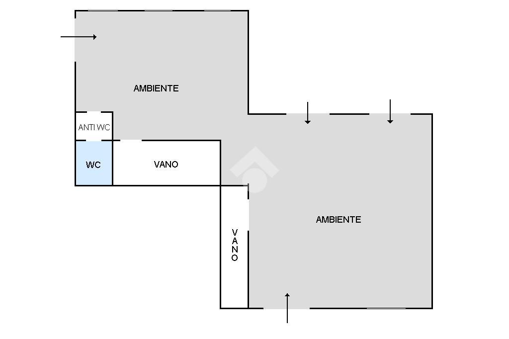 Negozio in Via Filippo di Giovanni 33, Palermo, {3} - Planimetria 1