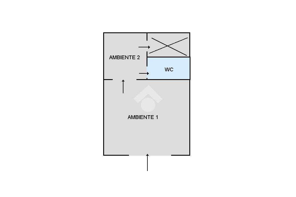 Negozio in Via Montepellegrino 69, Palermo, {3} - Planimetria 1