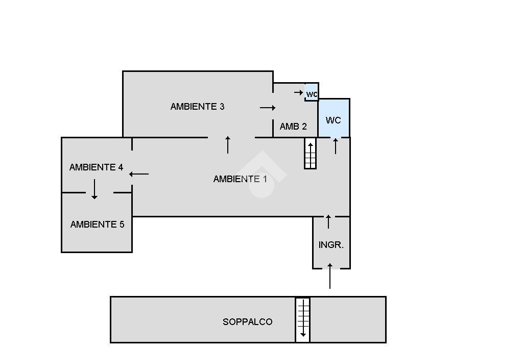 Magazzino in Viale delle Magnolie 39, Palermo, {3} - Planimetria 1