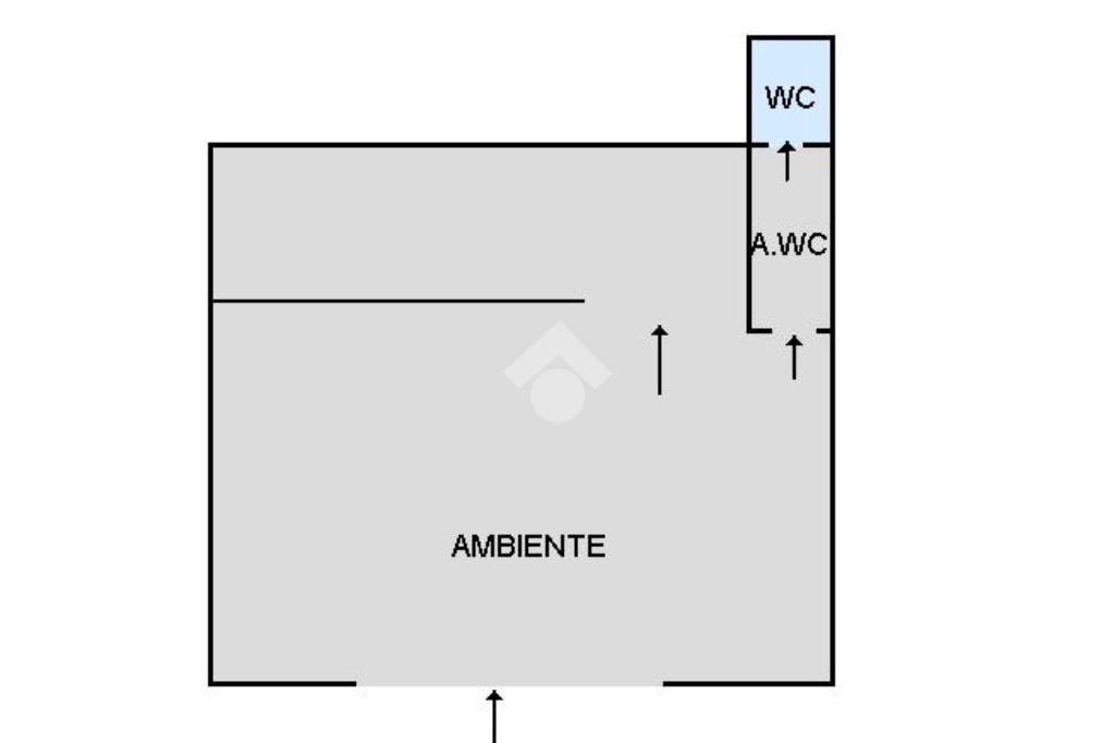 Negozio in Via Giuseppe Ingegneros 56, Palermo, {3} - Planimetria 1