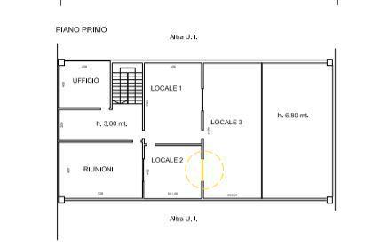 Capannone in Via Sapri 10, Fagnano Olona, {3} - Planimetria 1