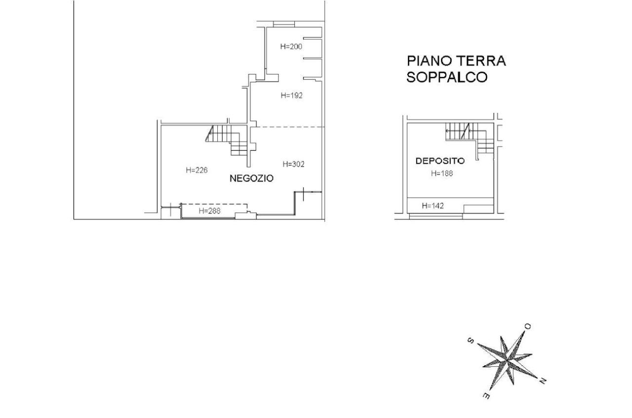 Negozio in Viale Roma 34-36, Forli', {3} - Planimetria 1