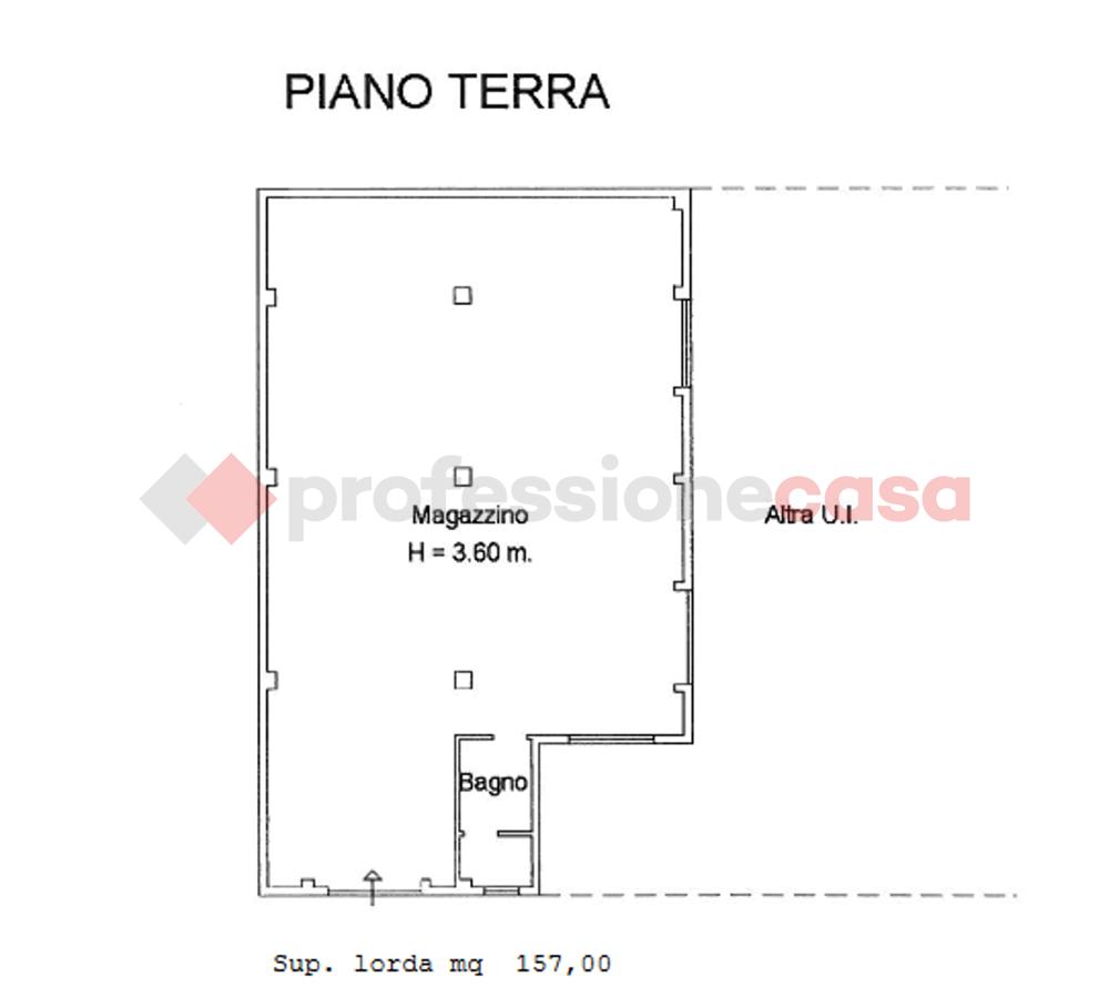 Magazzino in Corso Garibaldi, Gattico-Veruno, {3} - Planimetria 1