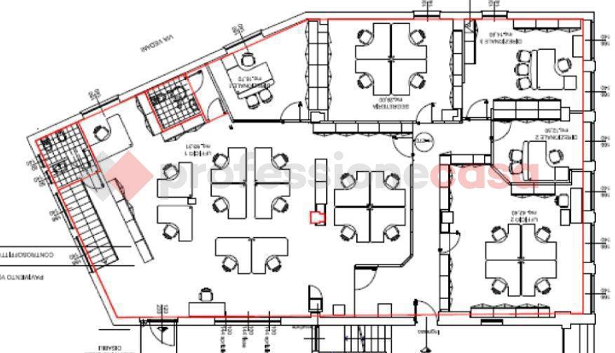 Ufficio in Piazza Trarego, Verbania, {3} - Planimetria 1