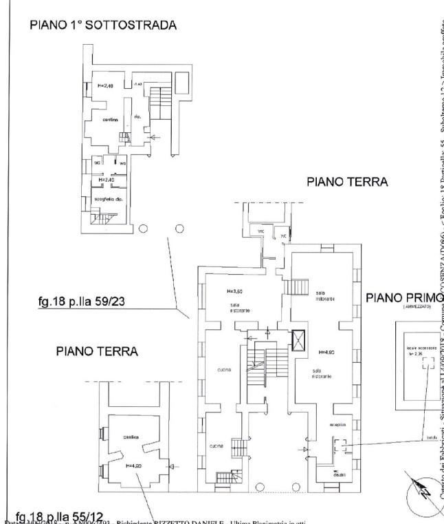 Palazzina commerciale in Via Paparelle, Cosenza, {3} - Planimetria 1
