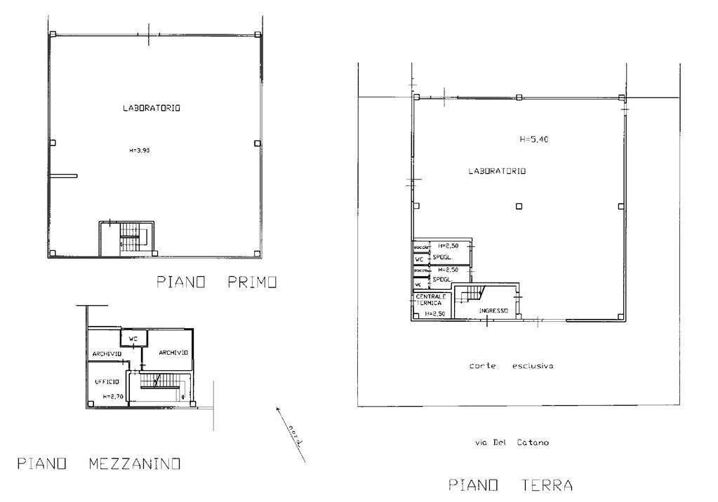 Capannone in Via del Catano 400, Monsummano Terme, {3} - Planimetria 1