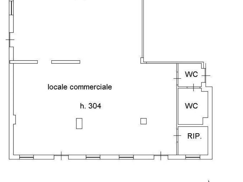Negozio in Via Turati 4, Pontedera, {3} - Planimetria 1